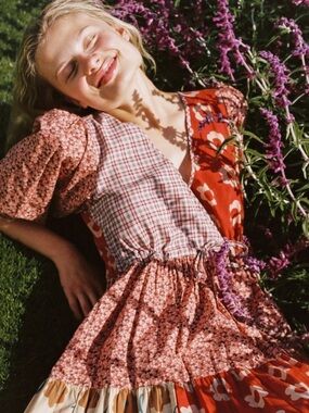 Christy Dawn patchwork dress